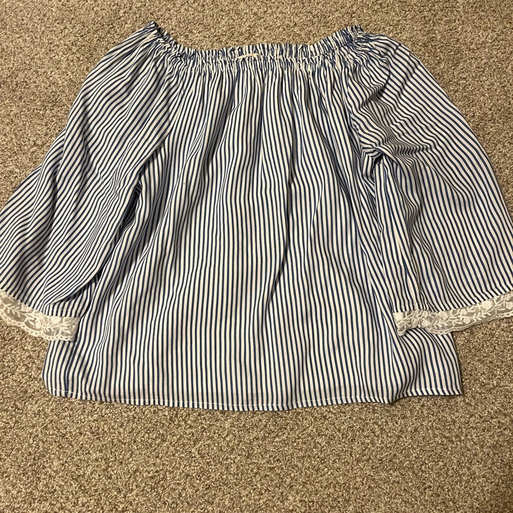 off the shoulder shirt